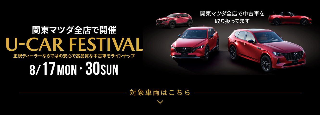 U-CAR FESTIVAL 対象車両