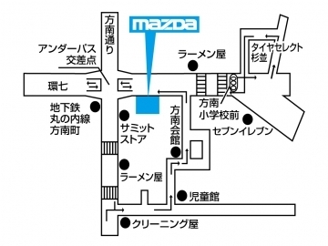 マップ 方南町店